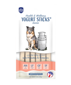 Himalayan Pet Supply Lactose Free Yogurt Sticks with Probiotics & Prebiotics For Dogs - Bacon (6 sticks)