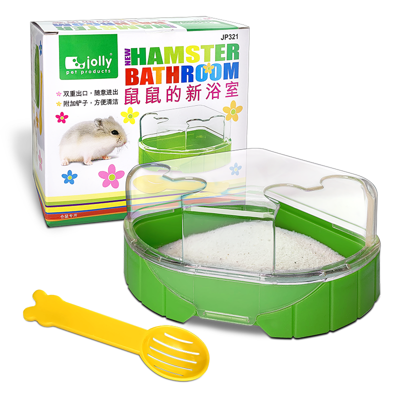 PKJP321 - Green Hamster Bathroom