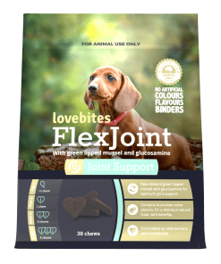 Vetafarm Lovebites FlexJoint Chew 30s Dog Supplement 100g