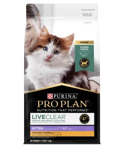 Purina Pro Plan Liveclear Kitten Cat Food 1.5kg