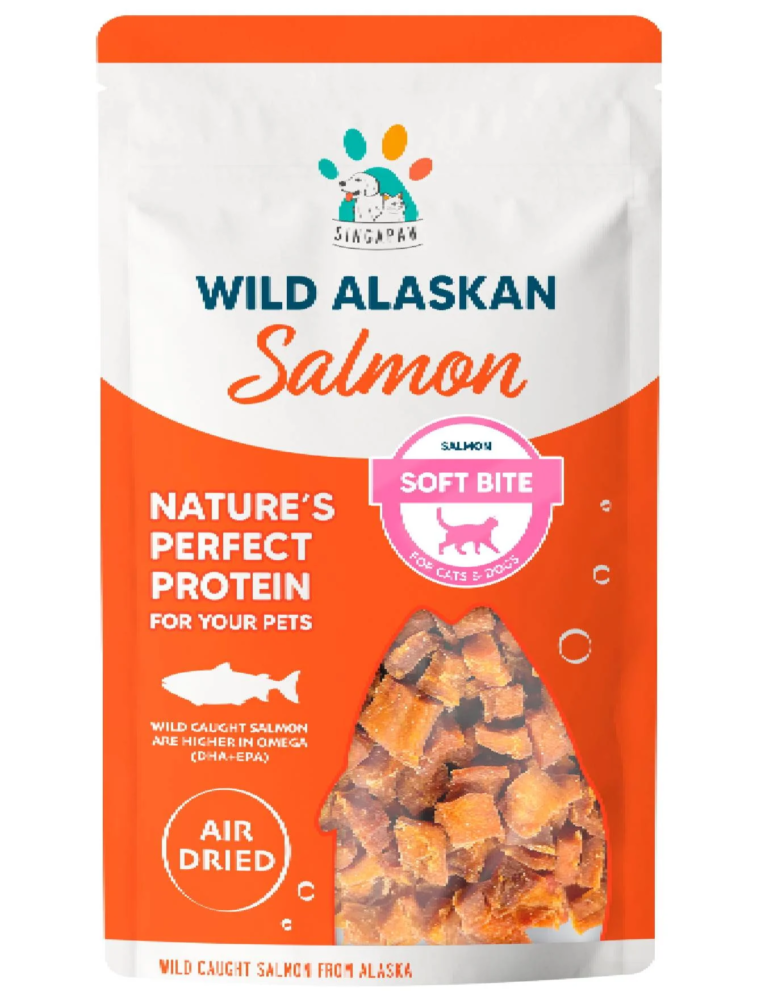 Singapaw Salmon Soft Bite Dog & Cat Treat 70g
