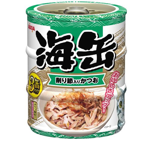 Aixia Umi-can mini - Skipjack Tuna w/Dried Skipjack Wet Cat Food 60g x 3