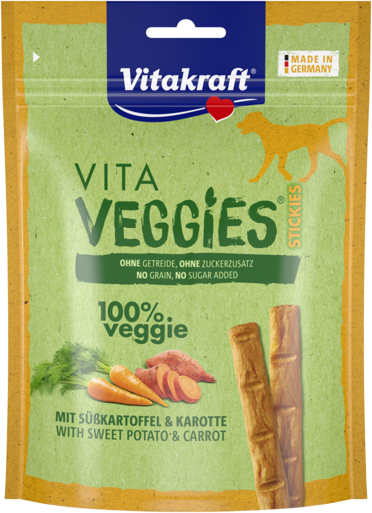 Vitakraft Vita Veggies Stickies Cheese & Potato Dog Treats 80g