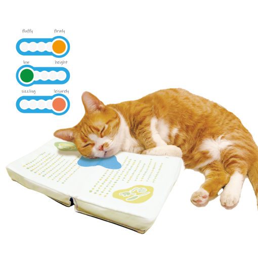 CattyMan Comfortable Cat Pillow - Sleepy Book