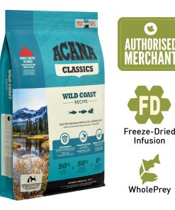 ACANA Classics Freeze-Dried Coated Wild Coast Dry Dog Food (3 Sizes)
