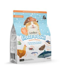 Loveabowl Freeze-A-Bowl Freeze-Dried Raw Chicken & Mackerel Cat Food (2 Size)