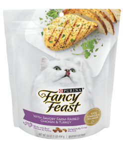 Purina Fancy Feast Chicken & Turkey Gourmet Dry Cat Food (2 Sizes)