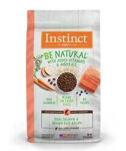 Instinct Be Natural Real Salmon & Brown Rice Recipe Dry Dog Food 24 lb