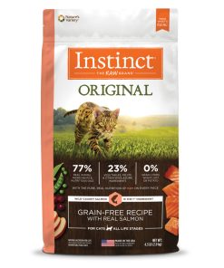 Instinct Original Grain-Free Recipe with Real Salmon Dry Cat Food (2 Sizes)