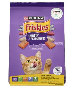 Purina FRISKIES Surfin Favourites Dry Cat Food 1kg