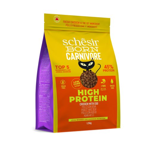 Schesir Born Carnivore Cat Baked Dry Recipe - Chicken with Egg (3 Sizes) - Image 3