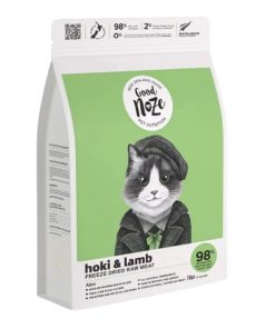 Good Noze NZ Hoki & Lamb Freeze-Dried Cat Food 350g