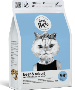 Good Noze NZ Beef & Rabbit Freeze-Dried Cat Food 350g
